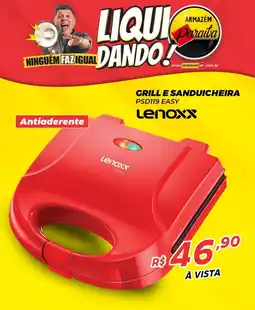 Armazém Paraíba Lenoxx Grill e sanduicheira PSD119 EASY oferta