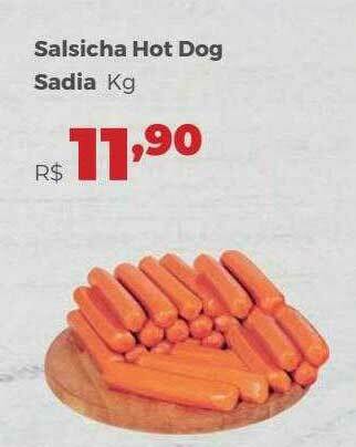 Villarreal Supermercados Salsicha Hot Dog Sadia Kg oferta