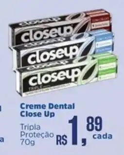 Supermercados Mateus Creme Dental Close Up Tripla Proteção oferta