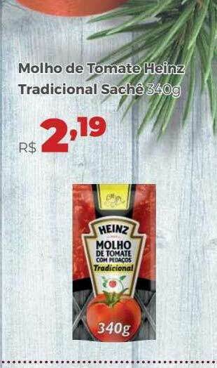 Villarreal Supermercados Molho De Tomate Heinz Tradicional oferta