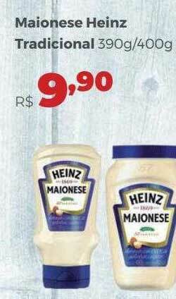 Villarreal Supermercados Maionese Heinz Tradicional oferta