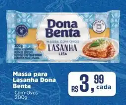 Supermercados Mateus Massa para Lasanha Dona Benta Com Ovos oferta