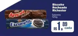 Supermercados Mateus Biscoito Recheado Richester Sabores oferta