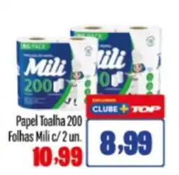 Rede Top Papel Toalha 200 Folhas Milic/2un oferta