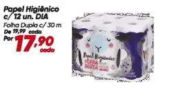 Dia Papel Higiênico c/12 un. DIA oferta