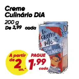 Dia Creme Culinário DIA oferta
