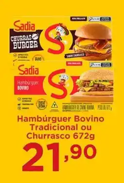 Confiança Supermercados Hambúrguer Bovino Tradicional ou Churrasco oferta