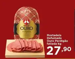 Confiança Supermercados Mortadela Defumada Ouro Perdigão fatiada oferta