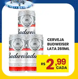 Rede Econômica de Supermercados Cerveja budweiser lata oferta