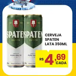 Rede Econômica de Supermercados Cerveja spaten lata oferta