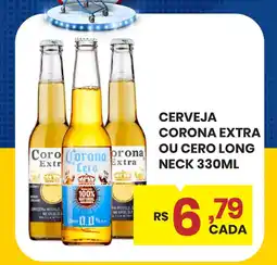 Rede Econômica de Supermercados Cerveja corona extra ou cero long neck oferta