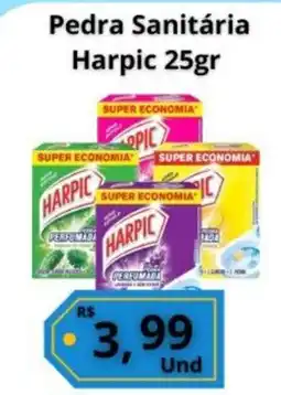 Supermercados Pague Menos Pedra Sanitária Harpic oferta