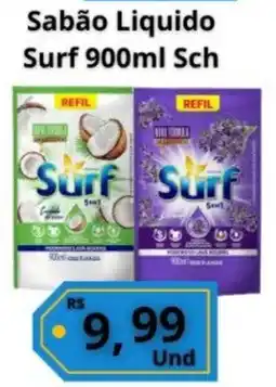 Supermercados Pague Menos Sabão Liquido Surf Sch oferta
