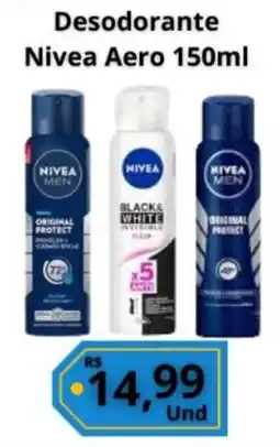 Supermercados Pague Menos Desodorante Nivea Aero oferta