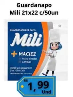 Supermercados Pague Menos Guardanapo Mili oferta