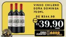 Empório Bahamas Vinho chileno doña dominga oferta