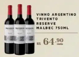 Empório Bahamas Vinho argentino trivento reserve malbec oferta