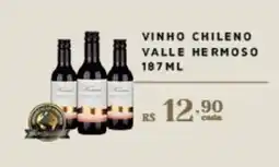 Empório Bahamas Vinho chileno valle hermoso oferta