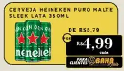 Empório Bahamas Cerveja heineken puro malte sleek lata oferta
