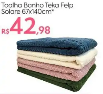 Toalha Banho Teka Felp Solare 67x140cm