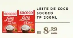 Empório Bahamas Leite de coco sococo tp oferta