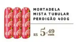 Empório Bahamas Mortadela mista tubular perdigão oferta