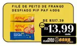 Empório Bahamas Filé de peito de frango desfiado pif paf oferta