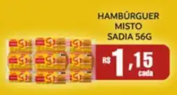 Empório Bahamas Hamburguer misto sadia oferta