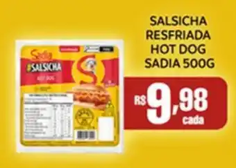 Empório Bahamas Salsicha resfriada hot dog sadia oferta