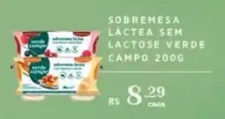 Empório Bahamas Sobremesa láctea sem lactose verde campo oferta