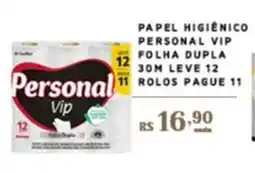Empório Bahamas Papel higiênico personal vip folha dupla 30m oferta