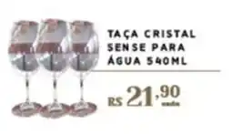 Empório Bahamas Taça cristal sense para água oferta