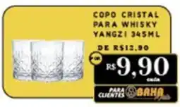 Empório Bahamas Copo cristal para whisky yangzi oferta