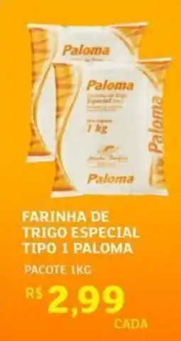 Assaí Atacadista Farinha de trigo especial tipo 1 paloma oferta