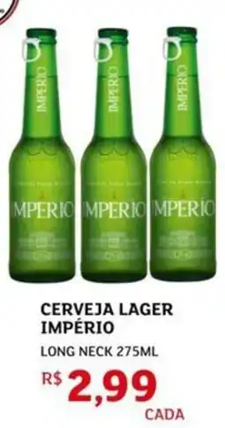 Assaí Atacadista Cerveja lager império long neck oferta