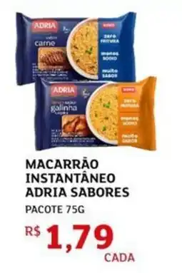 Assaí Atacadista Macarrão instantâneo adria sabores oferta