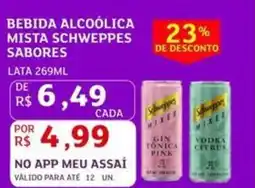 Assaí Atacadista Bebida alcoólica mista schweppes sabores oferta