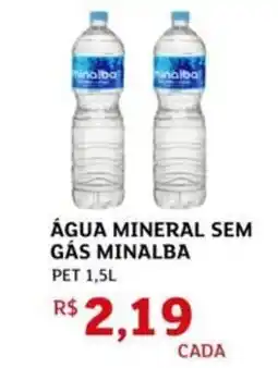 Assaí Atacadista Água mineral sem gás minalba oferta