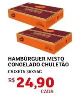 Assaí Atacadista Hamburguer misto congelado chuletão oferta