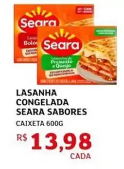 Assaí Atacadista Lasanha congelada seara sabores oferta