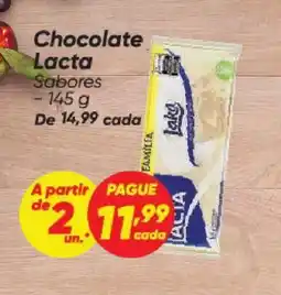 Dia Chocolate Lacta Sabores oferta