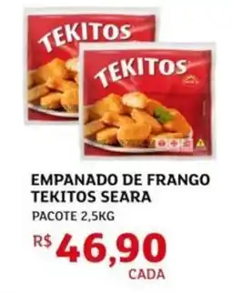 Assaí Atacadista Empanado de frango tekitos seara oferta