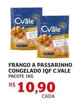 Assaí Atacadista Frango a passarinho congelado iqf c.vale oferta