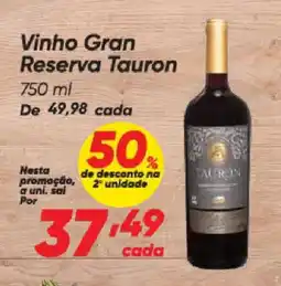 Dia Vinho Gran Reserva Tauron oferta