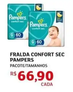 Assaí Atacadista Fralda confort sec pampers oferta