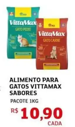 Assaí Atacadista Alimento para gatos vittamax sabores oferta