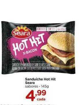 Carrefour Sanduiche Hot Hit Seara oferta