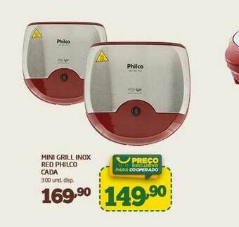 Cooper Mini Grill Inox Red Philco Cada oferta
