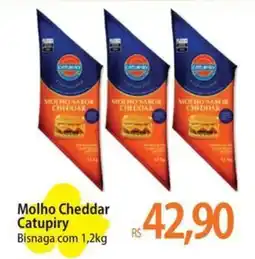Atacadão Molho Cheddar Catupiry Bisnaga oferta
