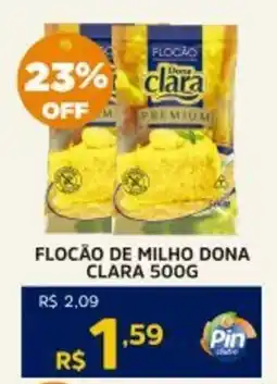 Pinheiro Supermercado Flocão de milho dona clara oferta